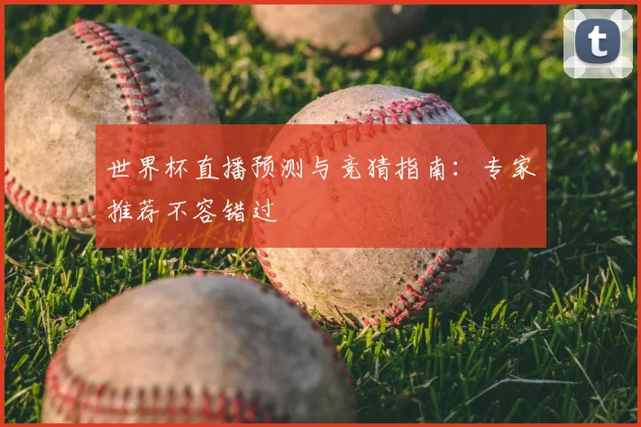 世界杯直播预测与竞猜指南：专家推荐不容错过