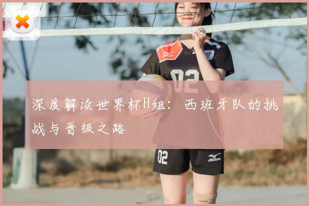 深度解读世界杯H组:西班牙队的挑战与晋级之路
